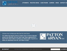 Tablet Screenshot of pattonryan.com